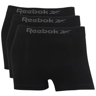Kit 3 Cuecas Boxer Masculina Reebok Microfibra Sem Costura Lisa