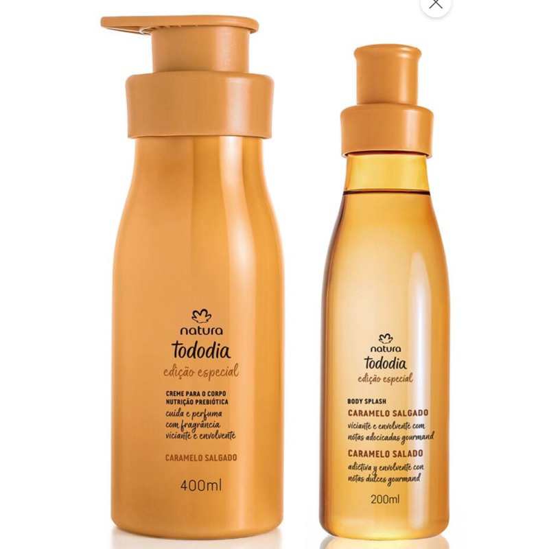 Kit Tododia Natura -Hidratante 400ml + Body Splash 200ml (escolha