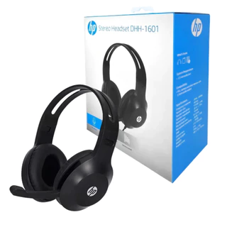 Headset Fone com Microfone Drivers 40mm P2 HP DHH-1601 Preto