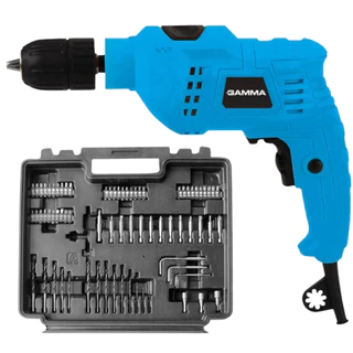 Furadeira Martelete Elétrica 3/8 Acessórios Bits G1905k 220V