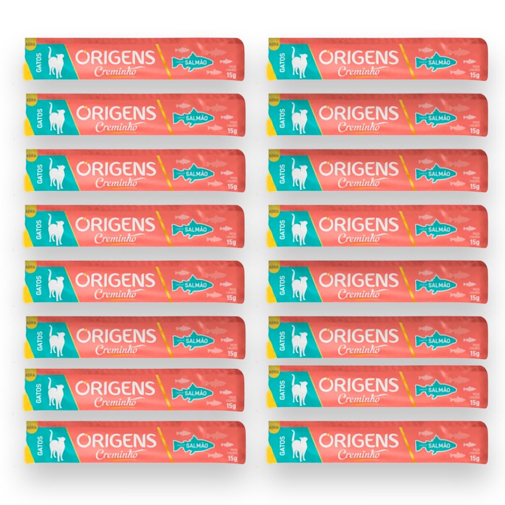 Kit 6x Petisco Salmão para Gatos - 60g