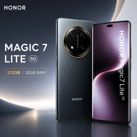 Celular Honor Magic 7 Lite 5G 512GB 12GB RAM Câmera 108MP Snapdragon Global