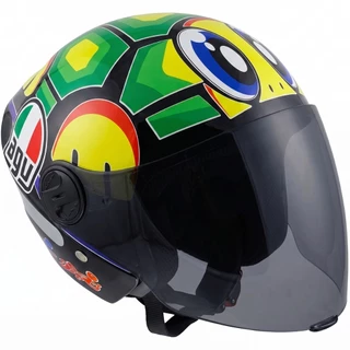 Capacete Aberto New Liberty Three ProTork Personalizado Tartaruga 46 Viseira Fumê