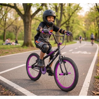 Bicicleta BMX Infantil Pro-X Aro 20 Com Pedaleira Menino 6, 7, 8 Anos