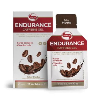 ENDURANCE CAFFEINE GEL 12 SACHES 30G MOCHA - VITAFOR