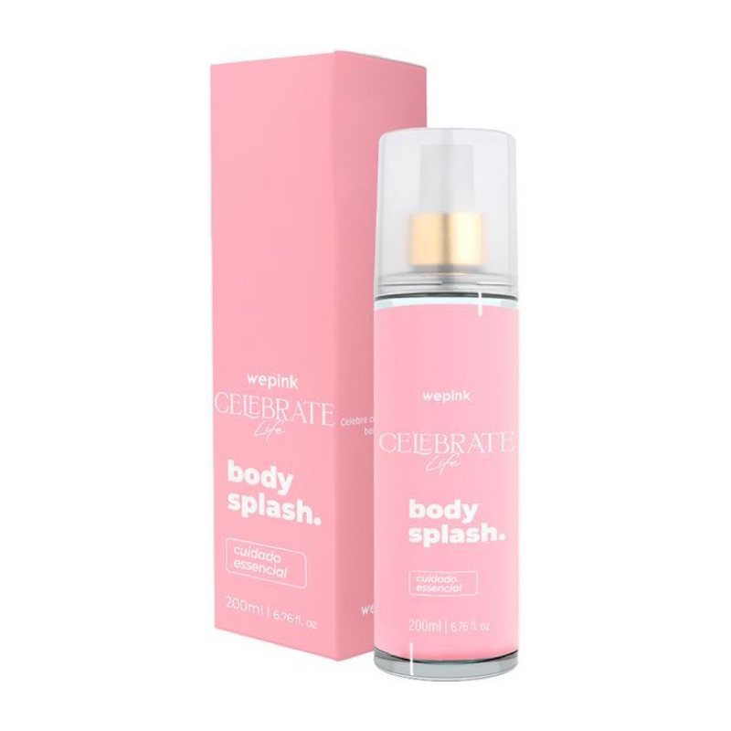 Body Splash Celebrate Life WePink 200ml Desodorante Colônia Feminino