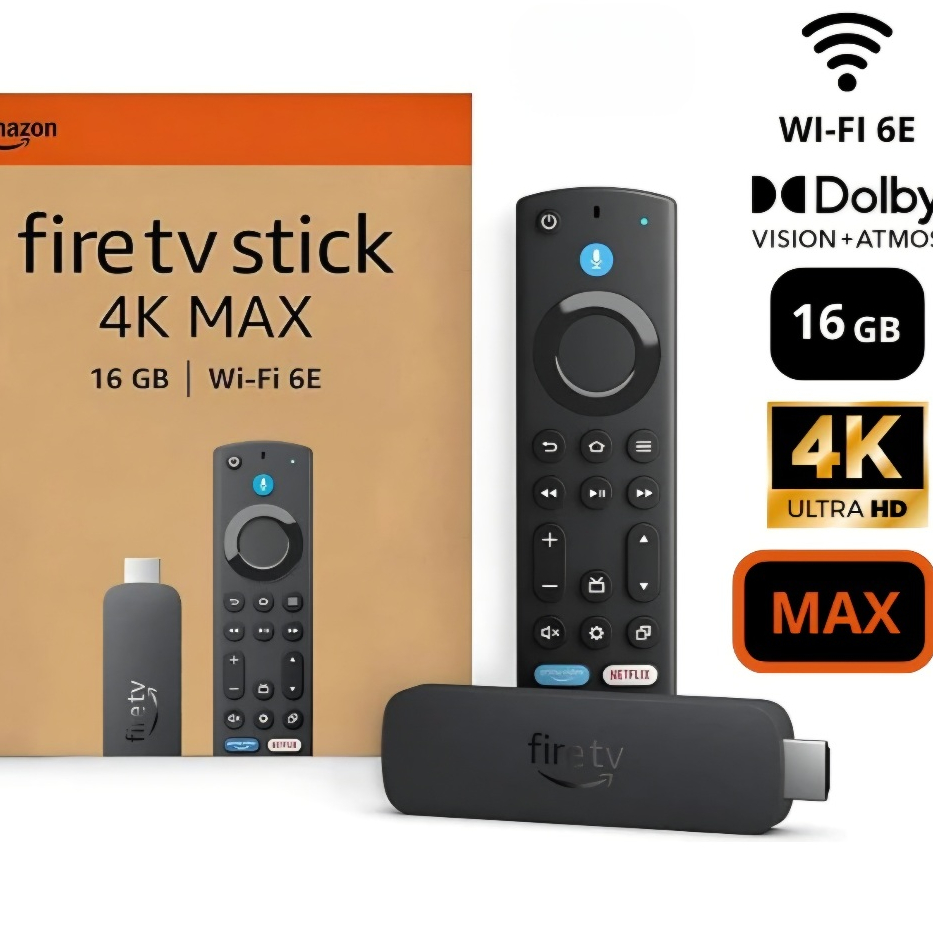 Amazon Fire TV Stick 4K Max (2ª geração) Dolby Vision/Atmos HDR10+