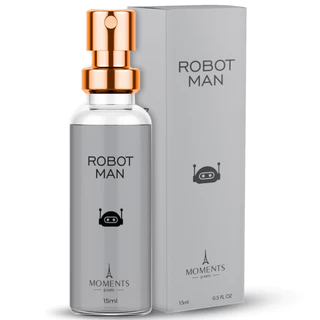 Perfume Masculino ROBOT MAN 15mL EDP Alta Fixação e Projeção Aromático Marcante Sofisticado