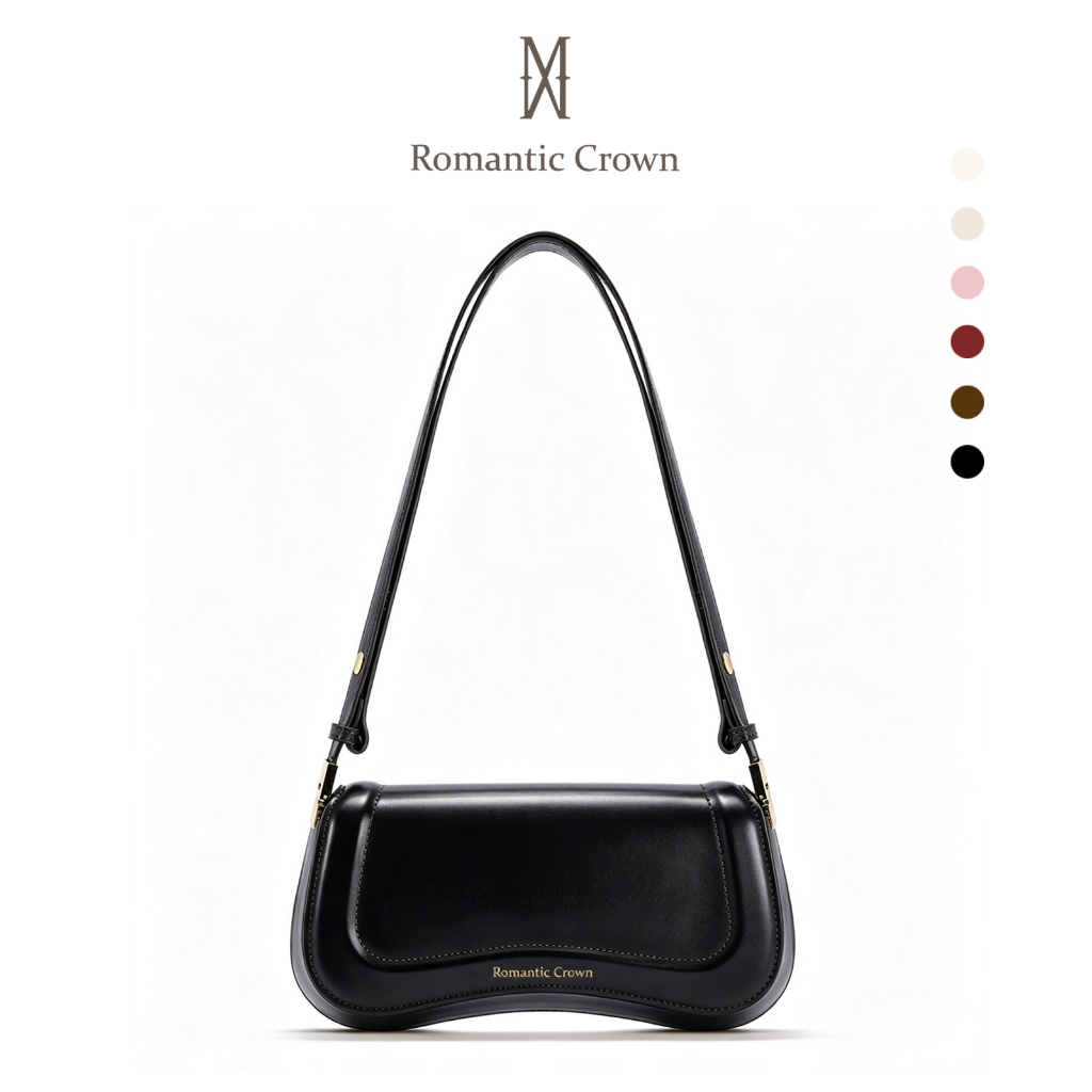 Bolsa de ombro Romantic Crown com alça ajustável — foto 1