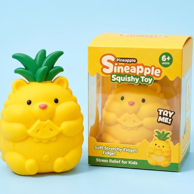 Squishy Urso Abacaxi
