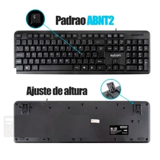 Teclado USB Ç Padrão BR ABNT2 - Marcas Diversas
