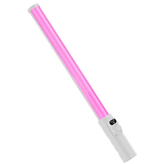 Bastão de Luz Portátil Luz de Vídeo LED RGB 360° para Fotografia 2500-9900K com Tela LCD Recarregável de 3600mAh em Oferta na Shopee