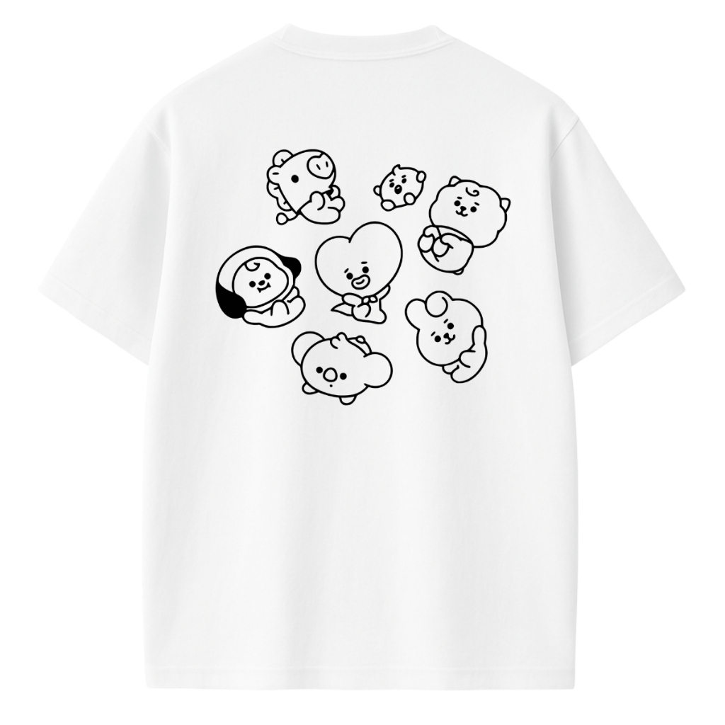 Camiseta Bts Album Arirang Kpop Tour Bt21 Membros Show Brasil
