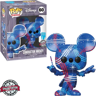 Funko Pop Disney Art Series Exclusive - Conductor Mickey 60 Novo Original em Oferta na Shopee
