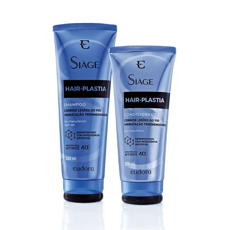 Combo Eudora Siàge Hair Plastia Shampoo + Condicionador