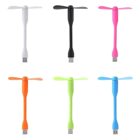 Mini Ventilador Usb Flexível Dobrável Portatil Usb