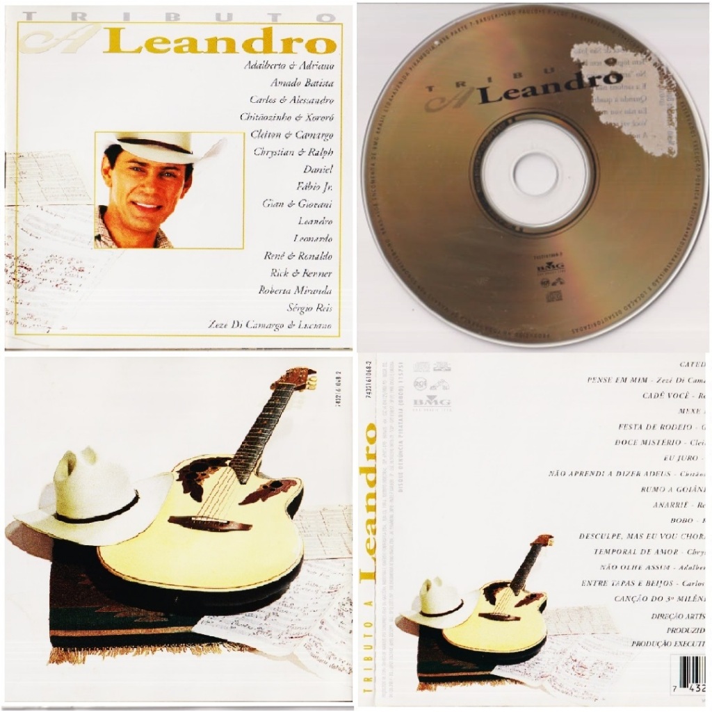 CD LEANDRO & LEONARDO OPÇÕES e DETALHES NA DESCRIÇÃO | Shopee Brasil