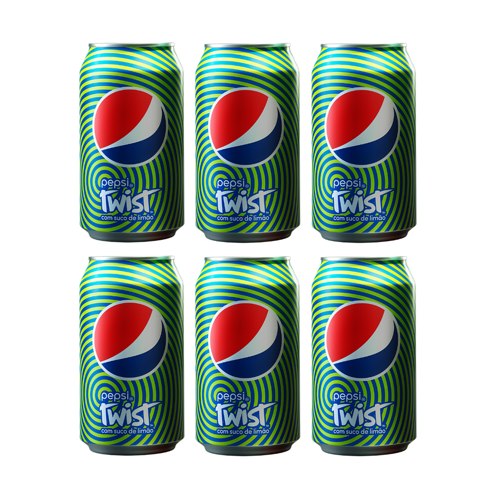 Kit 06 Pepsi Twist 350 Ml | Shopee Brasil