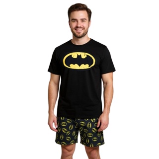Pijama Masculino Adulto Personagens Favoritos Malha Manga Curta e Short Verão em Oferta na Shopee