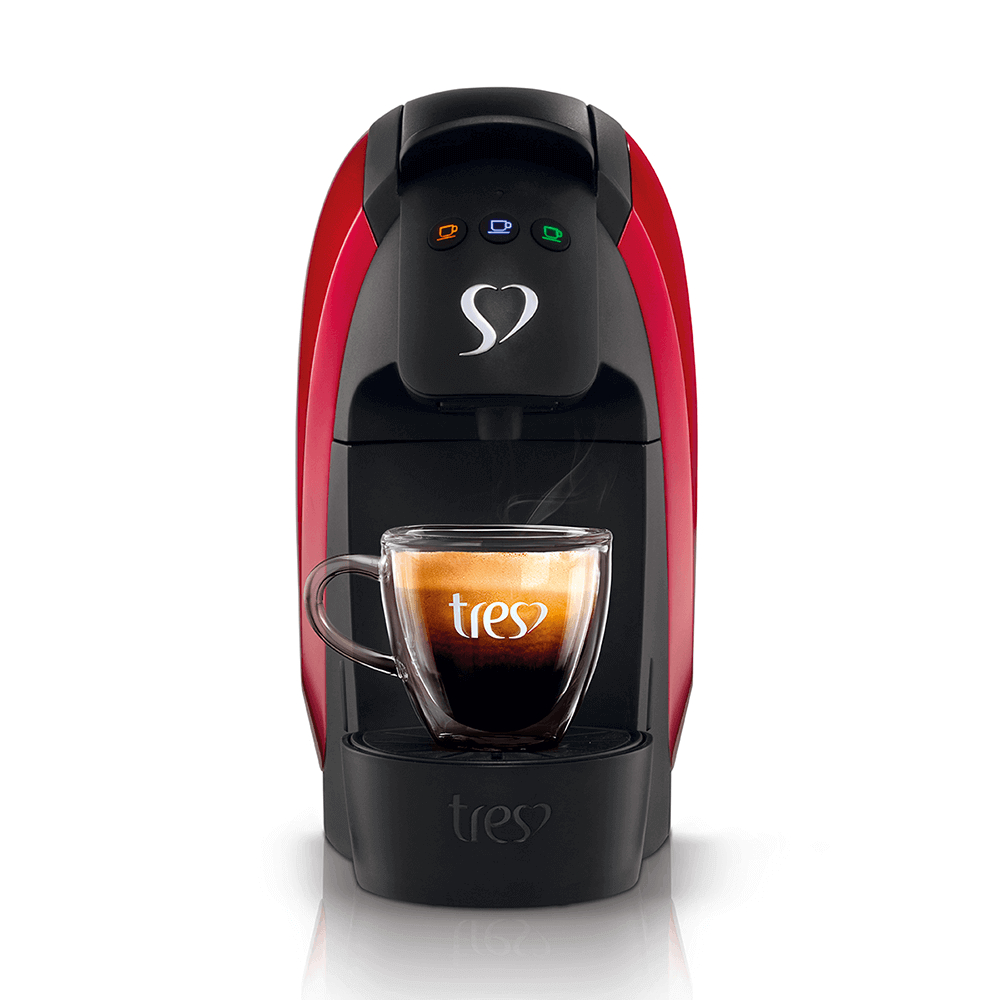 Cafeteira Expresso Três Corações Luna Vermelha 127v
