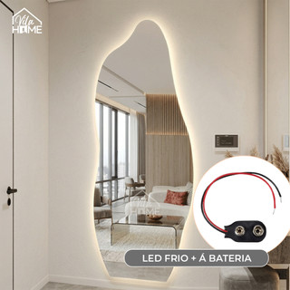 Espelho Orgânico Com Led Espelho Para Sala Quarto Espelho Decorativo Espelho Comprido — foto 3 — Achou Levou Brasil