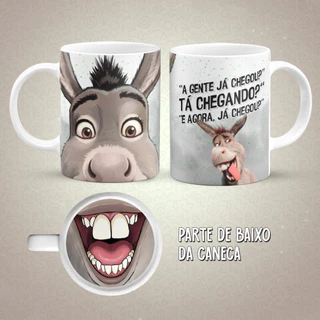 Caneca personalizada bocão burro - caneca engraçada humor - vou precisar de terapia - a gente ja chegou?