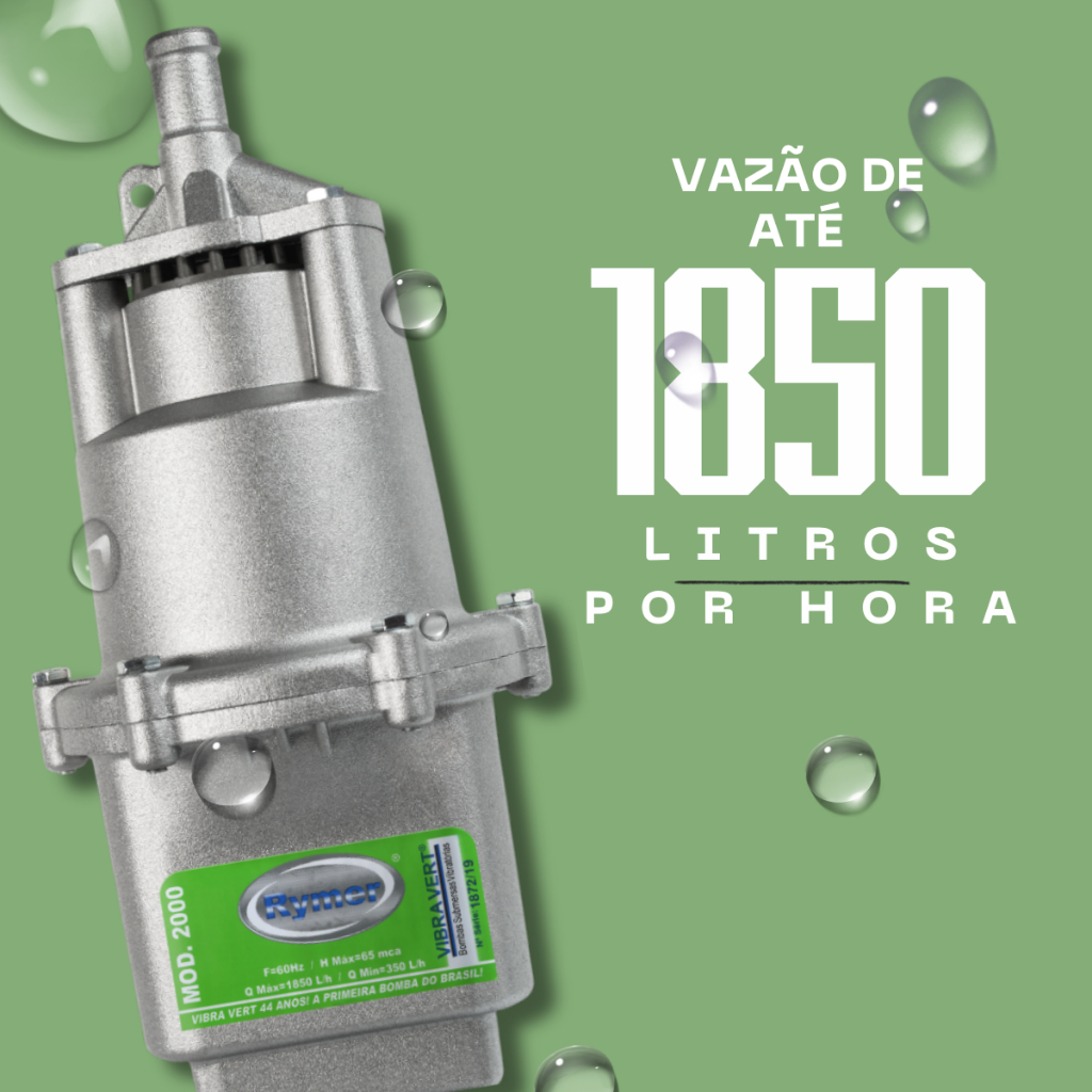 Bomba Submersa P/ Poço Sapo Rymer 2000 220v | Shopee Brasil