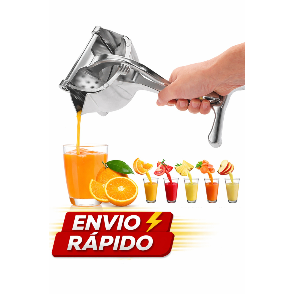 Espremedor Manual De Alumínio Prático De Frutas Multifuncion