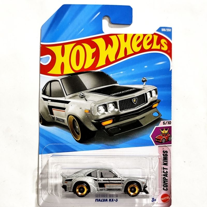 Hot Wheels - Mattel - Carrinho Mazda RX-7, MX-5, RX-3, Savana