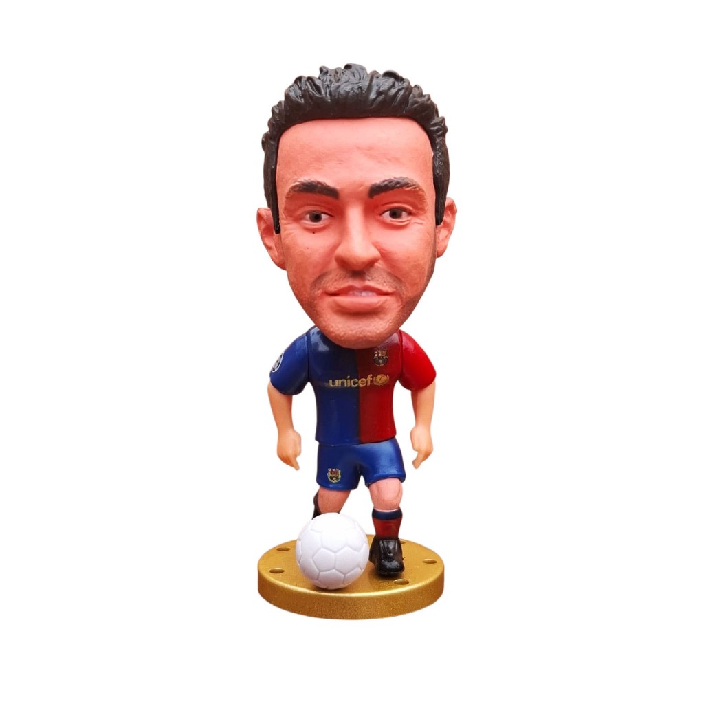 Mini Craque do Xavi Hernández Barcelona Soccerwe Boneco Miniatura