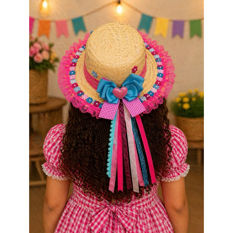 Chapeu de festa junina personalizado - Infantil e adulto | Shopee Brasil
