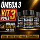 Kit 3 Ômega 3 1350mg EPA DHA Vitamina E - Uso Contínuo - 90 Cápsulas Óleo de Peixe Blasmax Original