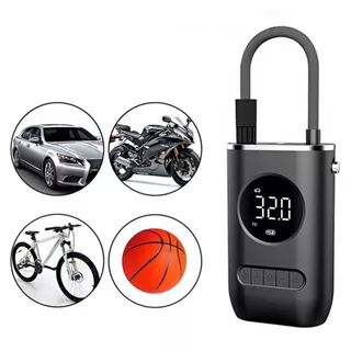 Bomba De Ar Elétrica Mini Portátil Sem Fio Compressor Para Motocicleta Bicicleta Carro Pneu Inflator