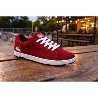 Tênis lançamento skate masculino quik bech camurça costurado duravel e Macio