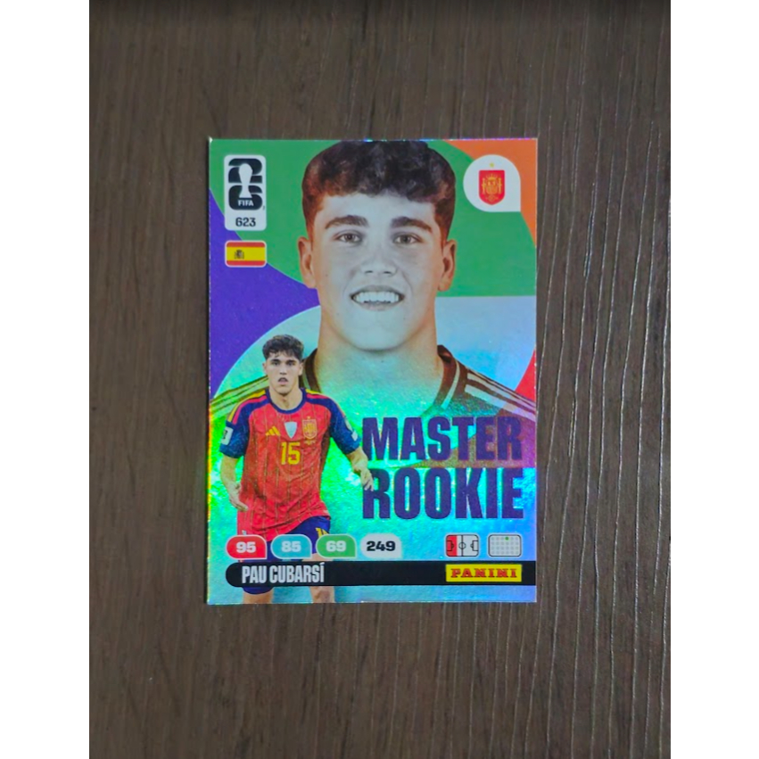 Card Adrenalyn Pau Cubarsi Master Rookie - Copa do Mundo 2026 | Shopee ...
