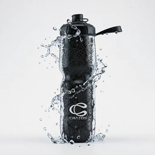 Garrafa Térmica Bike 710ml | Válvula Automática | Isotérmica | Gelada Até 3h | Livre de BPA