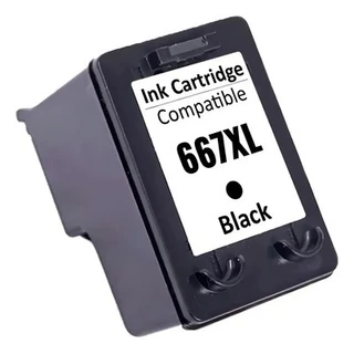 Cartucho 667 XL black compatível - 15 ml