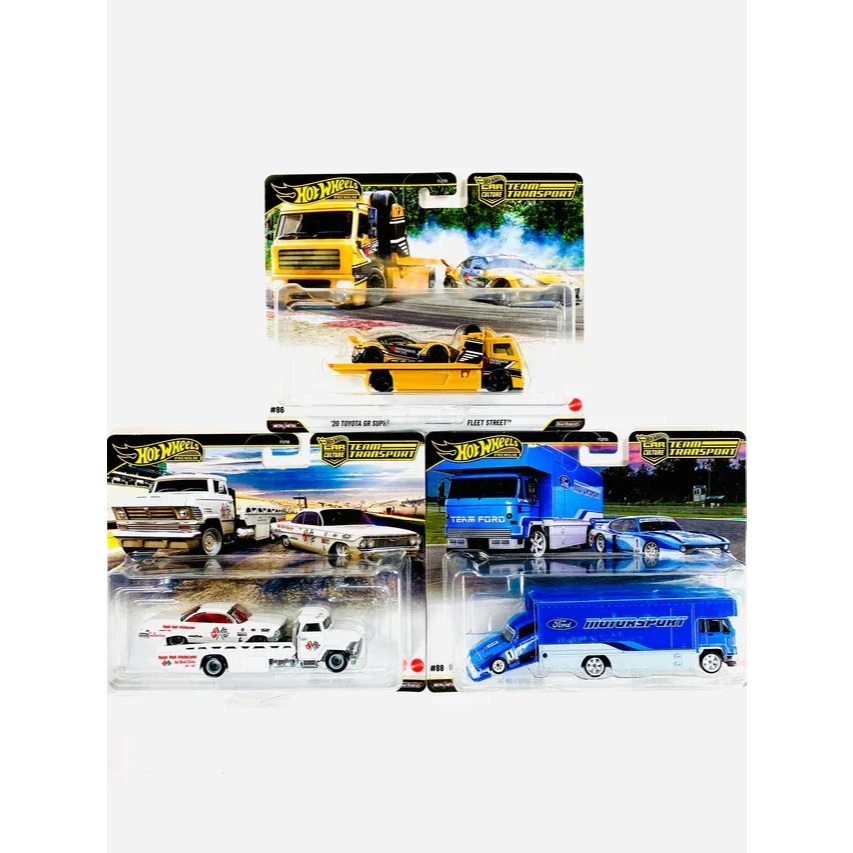 Hot Wheels Premium Team Transport Car Culture Carrinho + Caminhão