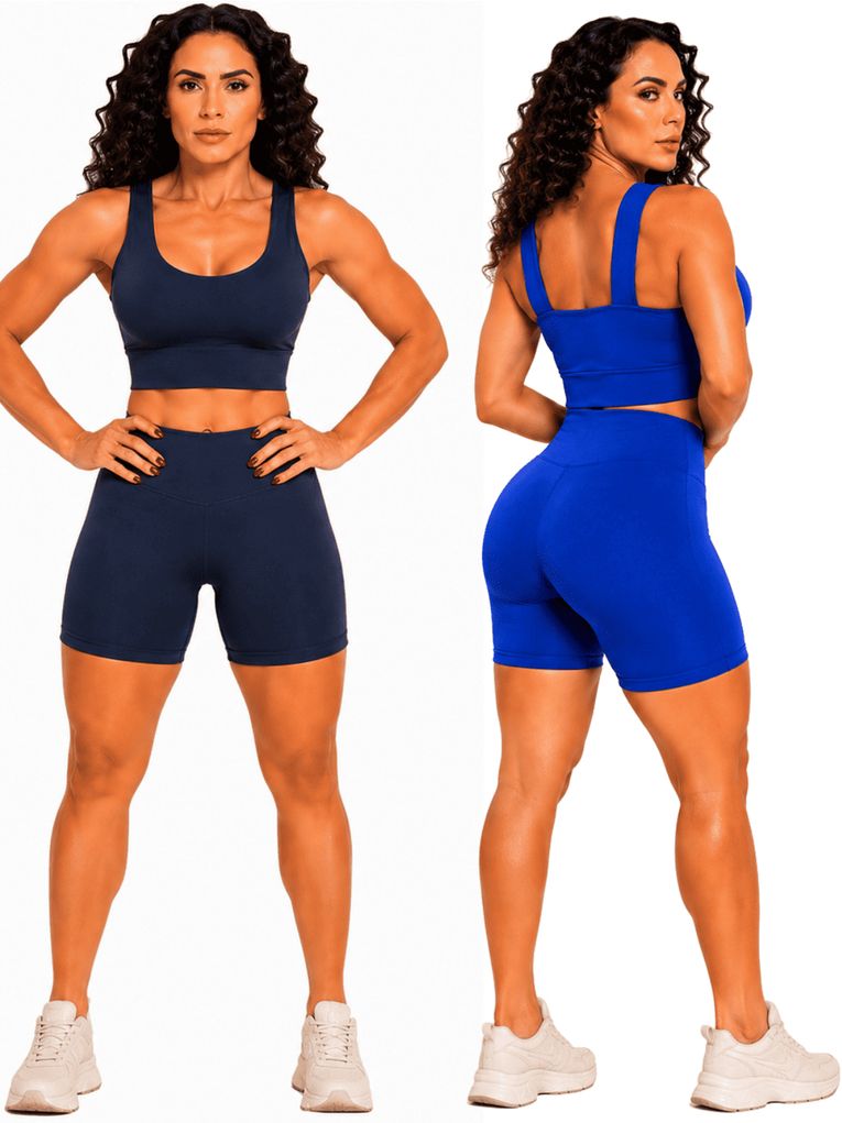 Kit 2 Conjuntos Fitness Feminino com Shorts e Tops: Guia Completo Antes de Comprar