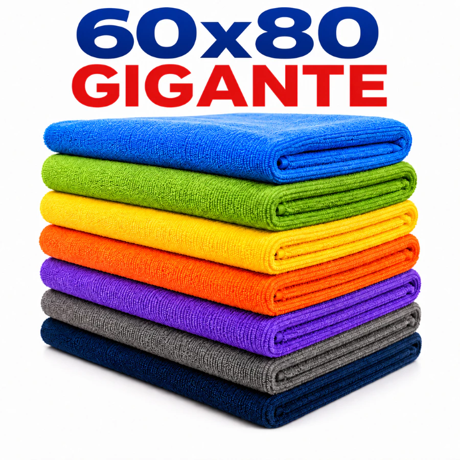 Pano de Chão em Microfibra 60×80 · Multiuso de Alta Absorção | Varelle