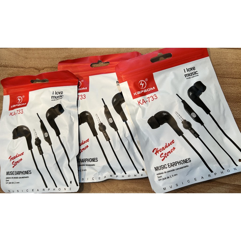 Fone de Ouvido Intra-auricular com Fio, Conector P2 (3.5mm) e Microfone ...