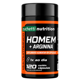 Multivitaminico Homem 120 Capsulas 540mg Polivitaminico a z Homem zuchetti nutrition