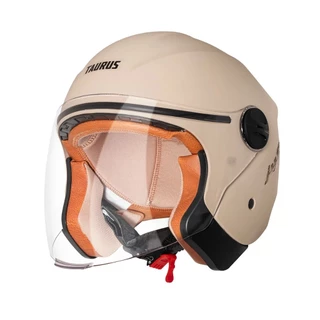 Capacete Aberto Joy 23 By Taurus Bege Fosco