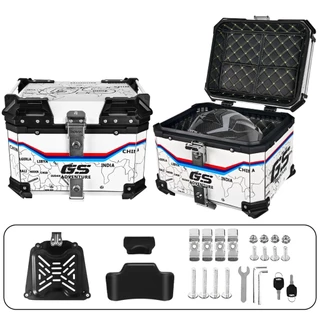 Bauleto Aluminio 45l Reforçado com Fixação Universal para Viagens