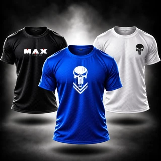 Kit 3 Camisa Dry Fit Da Sport MixCamiseta Esportiva academia Treino
