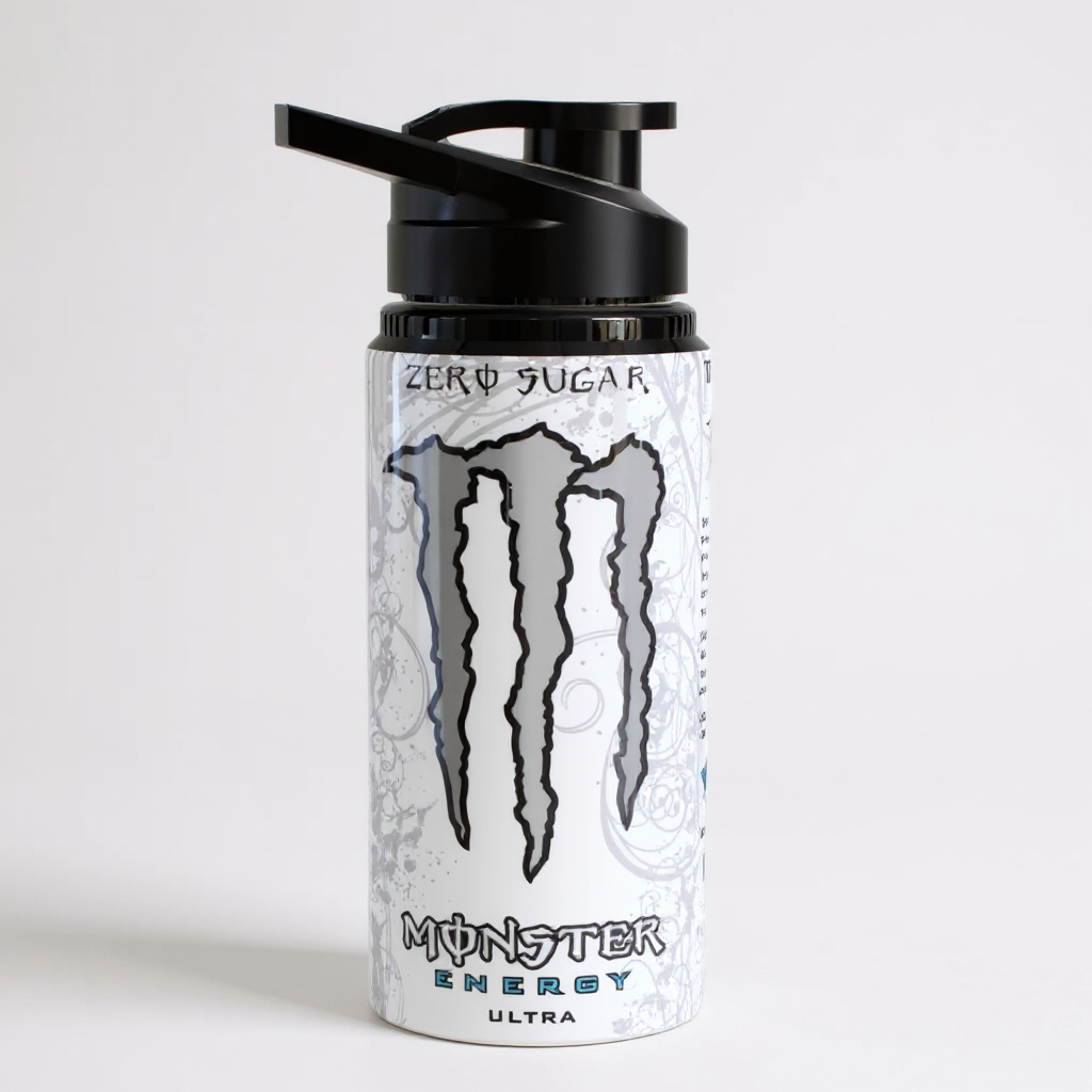 Garrafa Squeeze 750ml Personalizada | Energético Monster