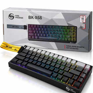 Teclado Sem Fio Gamer Magnético Rapid Trigger 0,01mm 8000hz Rgb Fire Phoenix