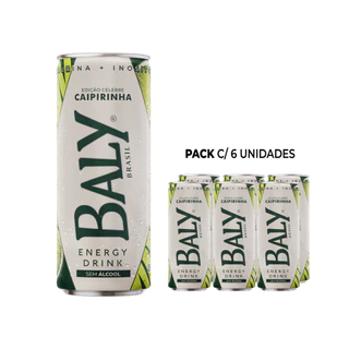 Energético Baly Caipirinha Celebre 250ml Pack 6 Latas