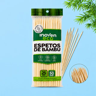kit Espetinho para churrasco 25cm 🍢🍢