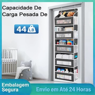 Bolsa Organizadora Multiuso Dobrável para Sobre Porta com 5 Prateleiras em Oferta na Shopee